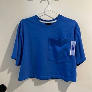 Nike Blue Medium Crop Top